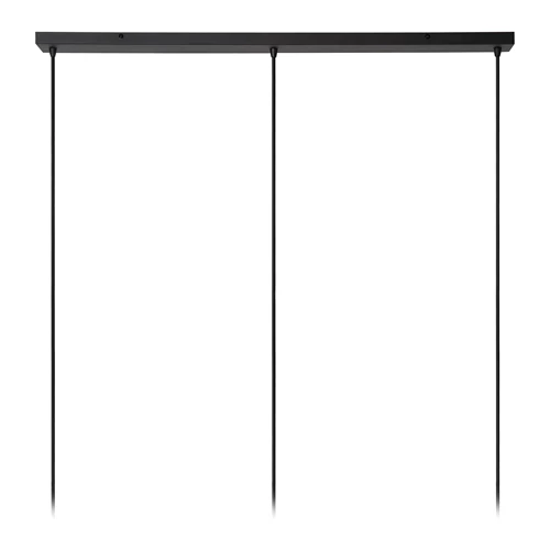 Lucide ROSAS - Pendant light - 3xE27 - Black - detail 3